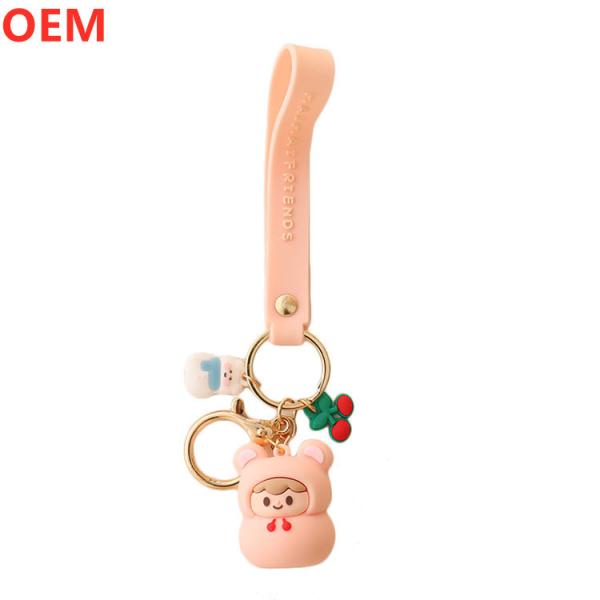 Custom 3d plástico Cartoon Keychains Cartoons Cartoon Keychains