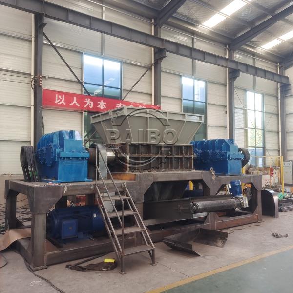 New Arrival Double-Shaft Scrap Metal Shredder Metal Waste Crusher Recycling Equipment