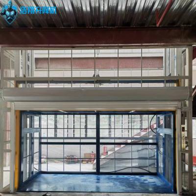 Grands meubles de plancher à mezzanine verticale Ascenseur 3 étages 3T 5M pour entrepôt d'usine