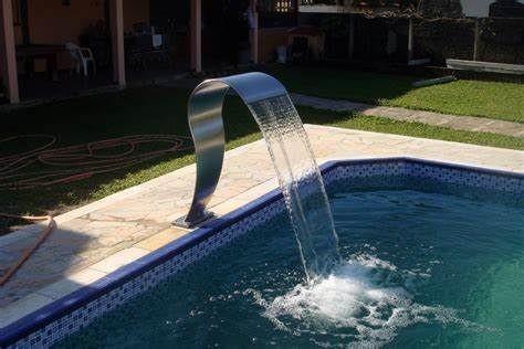 Acessórios de piscinas de metal SPA Cabeça de fonte de aço inoxidável Cascata Cachoeira exterior