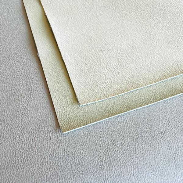 Litchi Pattern PVC Eco Leather 23 Colors Durable For Kids Pets