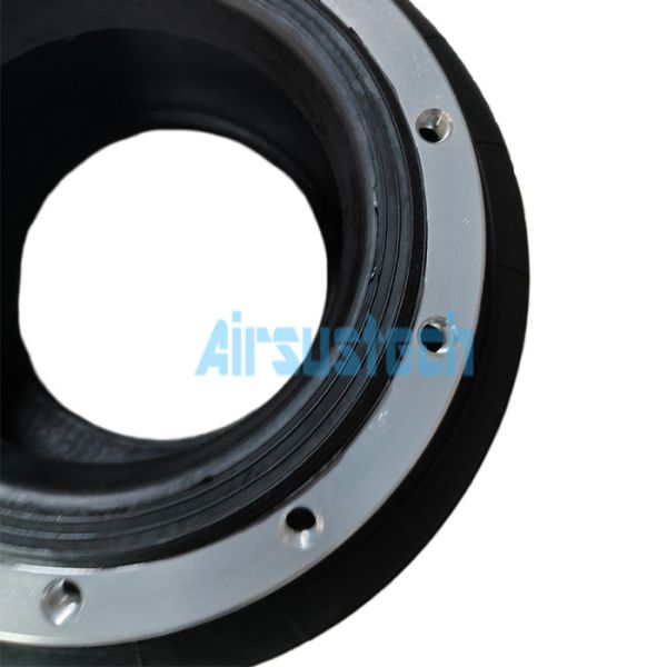 AIRSUSTECH Single Convoluted Air Bag 1H320124 with Flange Ring 90 MM Stroke