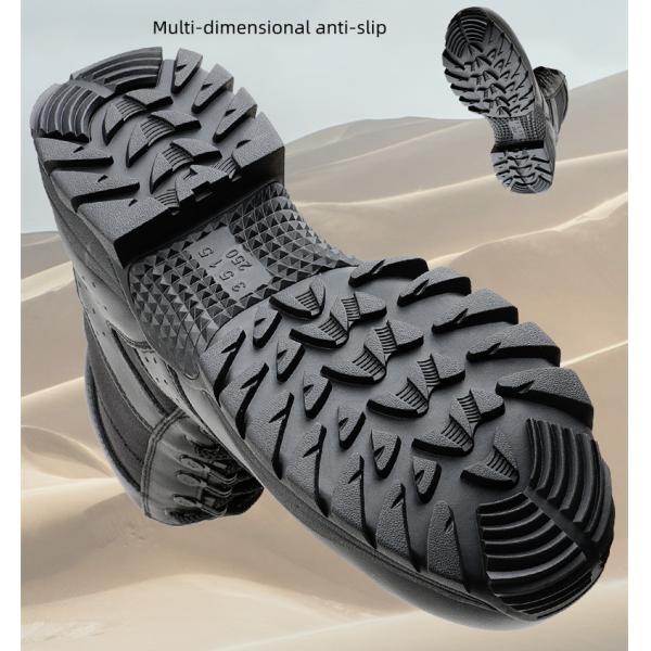 Hiking Waterproof Outdoor High Top Black Leather Boots Mens Boots Casual Leather