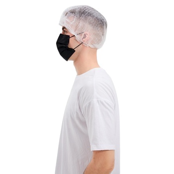 Wholesale Level 3 Disposable Medical Masks Hospital PPE Headwear Epidemic Response Influenza Black Face Mask Maker Haixin Health