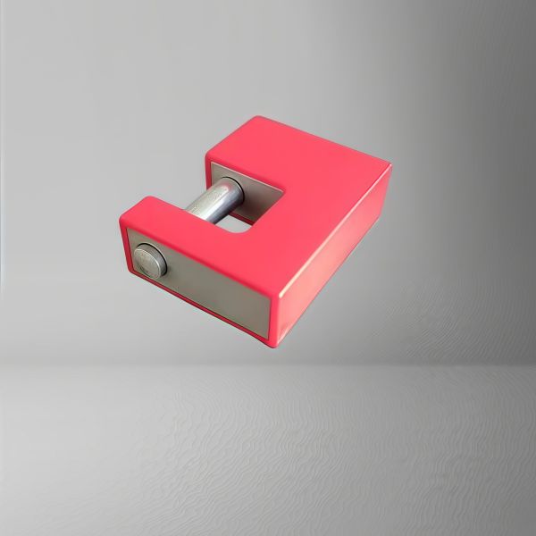 Rarlux Manufacturer Wholesale Safety Heavy Duty Iron Padlock Colored Plastic Covered High Security Rectangular Padlock