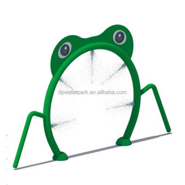 Aqua Park Rides Outdoor Water Park Equipment Frog Water Splash Pad For Children And Adults