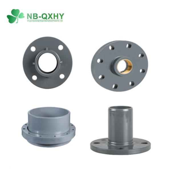 Water Supply PVC Van Stone Flange Pipe Flange with Pn16 Thickness and Glue Connection