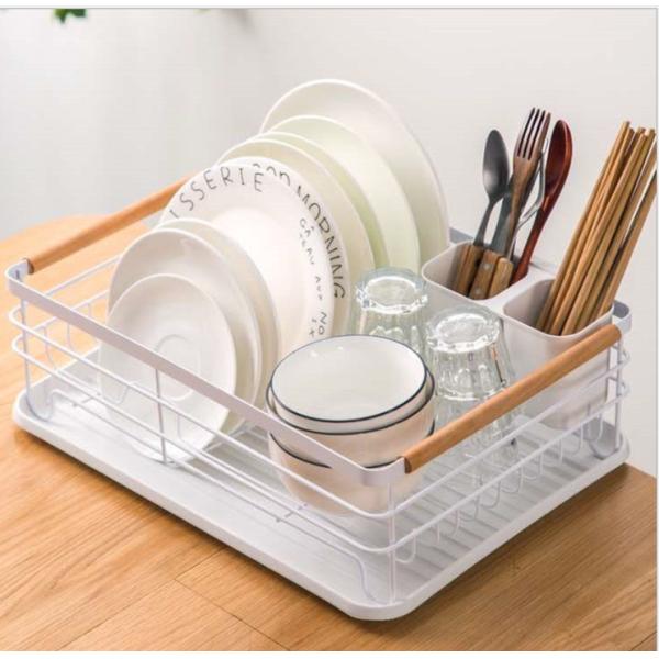 Dish Drying 1.6KG L430mm Steel Kitchen Basket Rack