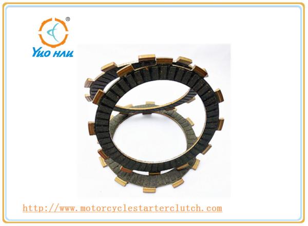 SUZUKI110 / QS110 Motorcycle Clutch Friction Plate / Rubber Or Paper Base Motorcycle Clutch Spare Parts