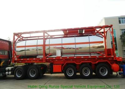 30FT   Steam Heating Insulated Tank Container Stanless Steel  For  Phosphoric Acid  H3PO4