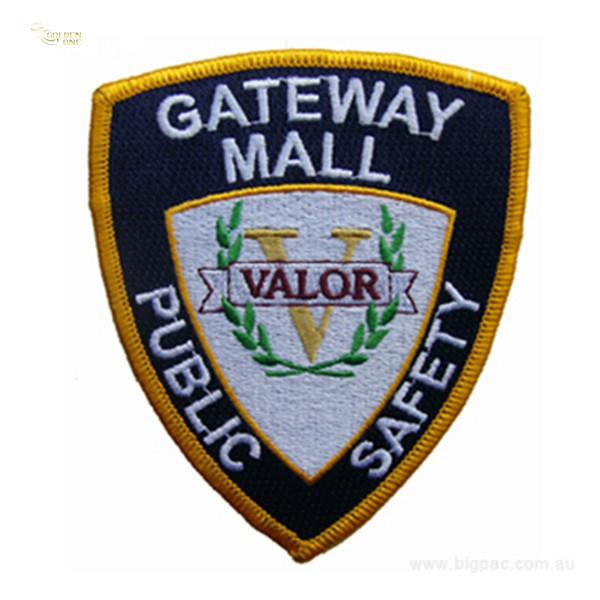 Iron On Custom Embroidery Patch , Clothing Chenille Embroidered Letter Patches