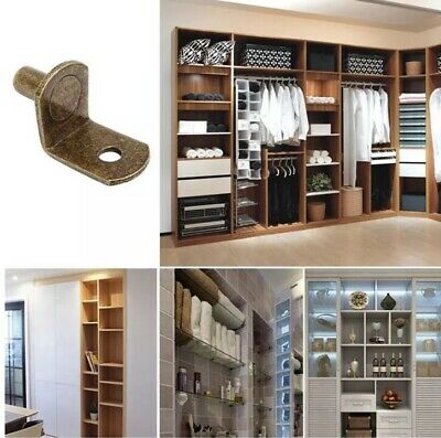 Metal Cabinet Steel L Shape Furniture Joint Shelf Bracket Support with 6mm Diameter