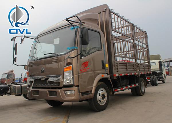 China Cheap Price 140hp 4x2 Howo Sinotruk 10 Ton Light Cargo Van Truck