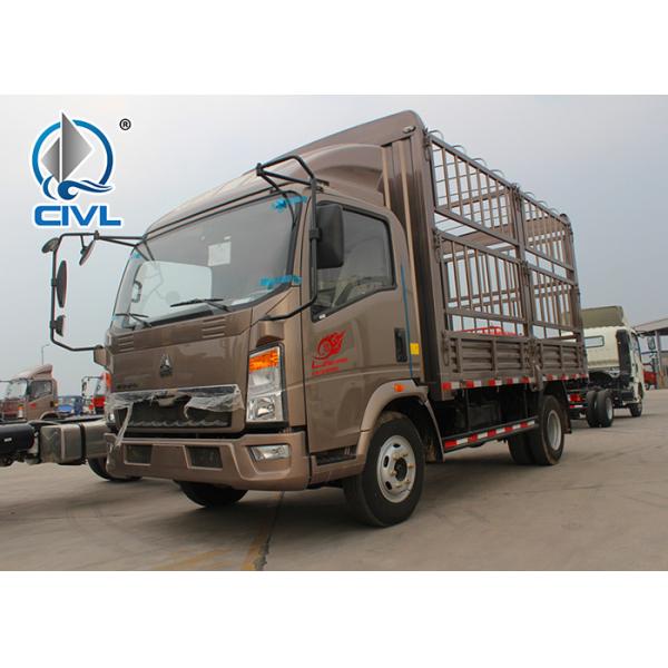 SINOTRUK Cummins Engine 8Ton Euro4 HOWO Light Fences Cargo Trucks