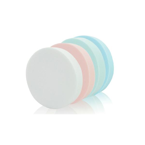 Colorful Portable Pressed Powder Puff Makeup Tool / Makeup Puff Sponge