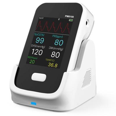Monitoração portátil dos sinais de Vital Signs Monitor Handheld Vital da saturação de Capnograph Spo2 do multi parâmetro da tela de TFT LCD