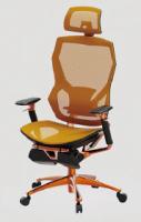 Amarelo alto do apoio de Mesh Office Chair Mesh Lumbar da parte traseira ergonômico