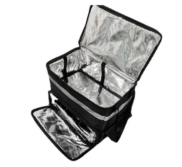 Reusable Insulated Cooler Bag For Food Transport Hot Cold Camping Grocery Delivery