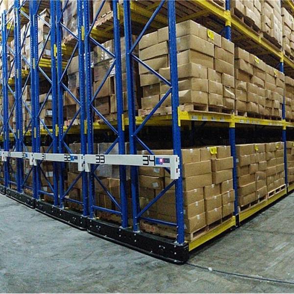 Light Duty Movable Racking Systems / Mobile Storage Systems For Special Supermarket