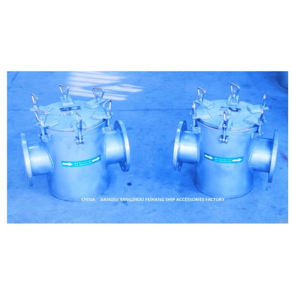 Marine Sea water Filter For Daily Fresh Water Pump AS150 CB/T497-2012 Carbon Steel Galvanized Stainless Steel Filter
