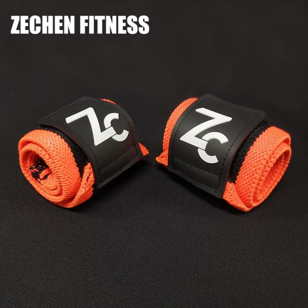 Cotton Black Elastic Wrist Straps 45cm Gym Wrist Support Wraps Weight Lifting Fitness