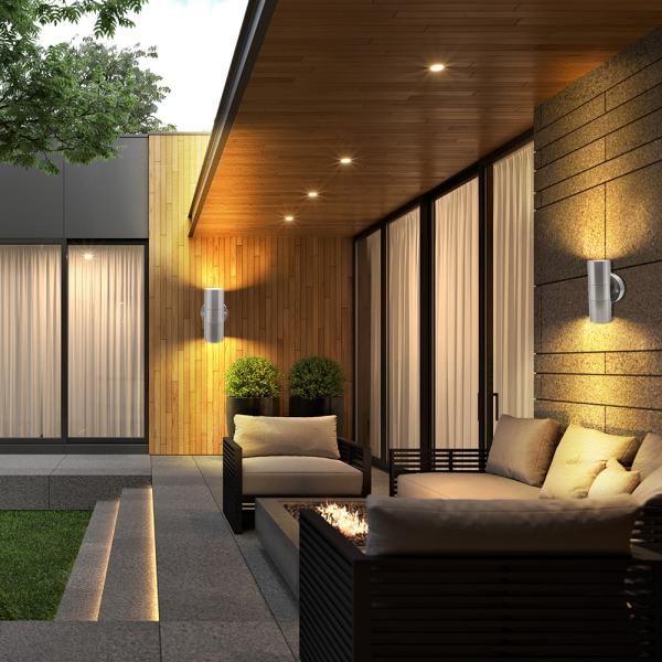 Outdoor IP54 Garden Up Down Wall Light Dusk Till dust to dawn outdoor light(WH-HR-36)