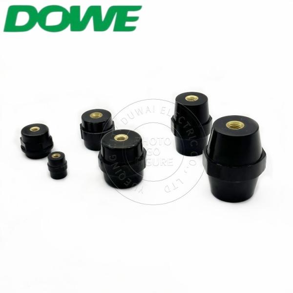 DUWAI SM Black Busbar Support Insulator Standoff Apple Type