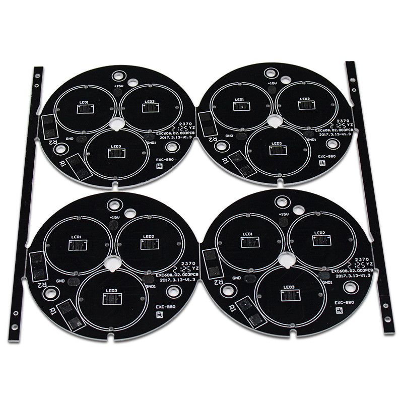 Алюминиевая низкопробная доска PCB СИД прототипа 1.0mm 1.2mm 1.5mm