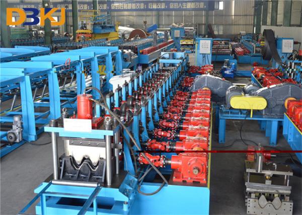 Long Service Life Guardrail Roll Forming Machine 2 And 3 Waves