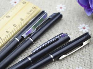 Factory hot selling and high quality plastic rubber square shape hotel pen