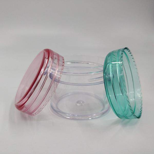 Boîtes en plastique cosmétique à surface lisse de capacité 10 ml 15 ml 30 ml 60 ml 80 ml 100 ml 120 ml 150 ml pour la collection de cosmétiques