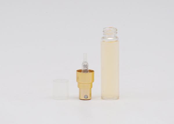 Atomiser Cylindrical Empty Glass Perfume Sample  Spray Bottles