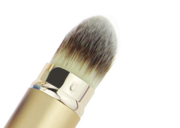 Natural Tapered Kabuki Retractable Makeup Brush / Face Makeup Brushes