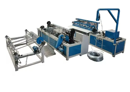 Diamond Wire Mesh Chain Link Fence Weaving Netting Making Machine for Baseball Field Protection