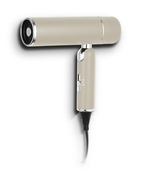 1600W DC Motor Small Foldable Hair Dryer With Ionic Function