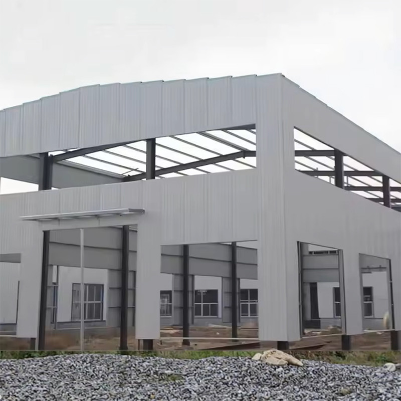 Modern Style Prefab Metal Workshop Factory Building Design Corrosion Proof