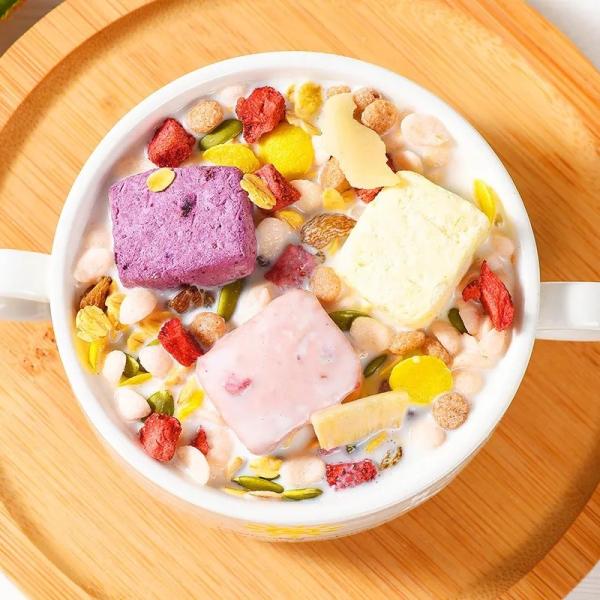 Morning Cereal Meal Big Fruit Grain Lactobacillus Oatmeal Crispy Rolled Oats