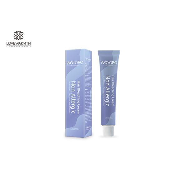 Tube en aluminium non allergique maximum crème de 10 tons d'agent de blanchiment libre des cheveux 100ml d'ammoniaque