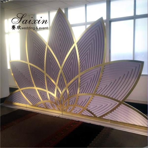 Церковный свадебный фон Цветочное украшение Портативный 4 шт.