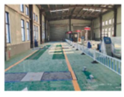 Layout of testing workshop for Heavy duty- Vehicle Performance Testing Test Line for Test Station
