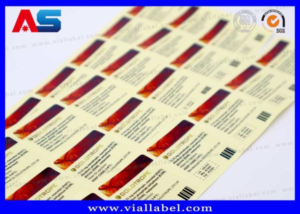 Rótulos de frascos transparentes de 10 ml Claros de frascos de 10 ml