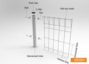 Roll Top Welded Wire Garden Fence