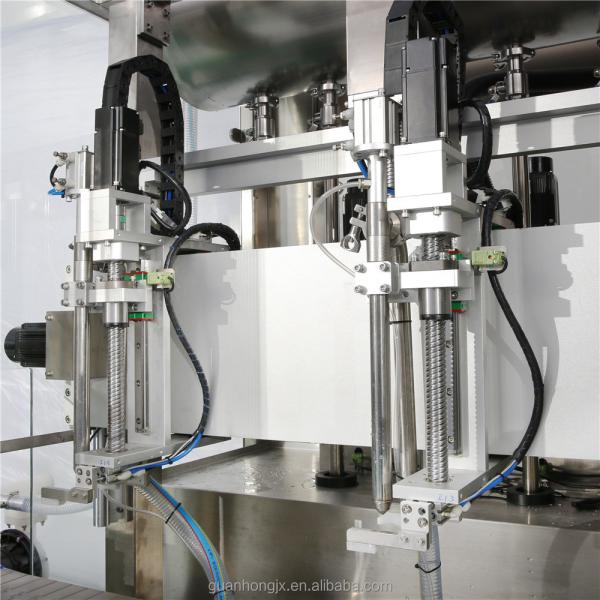 Máquina automática de llenado de botellas de plástico de vidrio para lavado manual con acero inoxidable 304