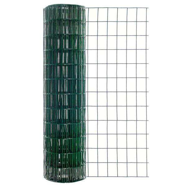10 Gauge Powder Anti Climbing Fence Iron Wire Mesh Pvc Coated Welded Mesh Rolls Durable