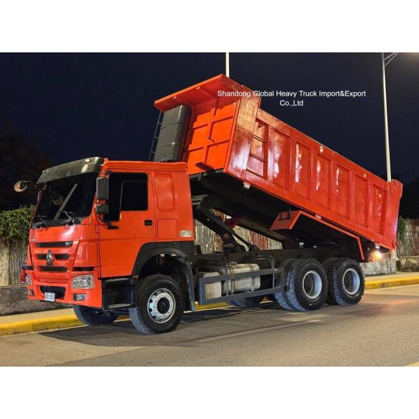 Used HOWO 6X4 Dump Truck 371, 375 336 HP 10-Wheeler 30 Tons Tipper Truck
