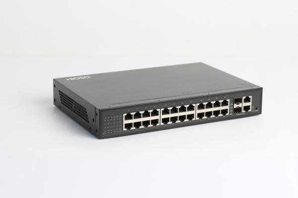 24 10/100M RJ45 Ports 2 1000M Combo Ports Rj45 Ethernet Switch 26 Ports