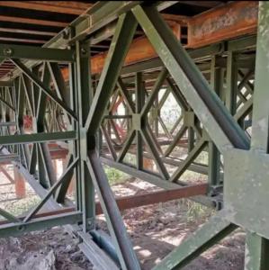 Corrosion Proof Bailey Steel Structure Bridges Easy Asembly Customizable