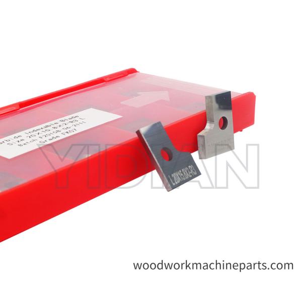 20X15.8X2mm Вольфрамокарбидное индексируемое лезвие / CEHISA Edge Bander Scraping Blade
