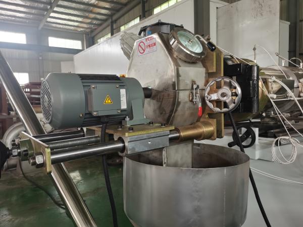 Máquina de fatura da peletização plástica quente da extrusora de parafuso do gêmeo do dado 37Kw com corte da faca