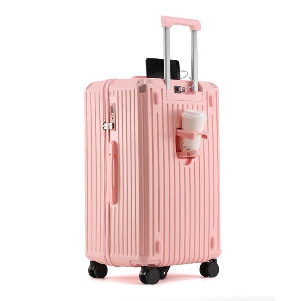 2311 Mother Child Box Fahion butler hardshell suitcase  USB charging luggage coffee cup tray waterproof large capacity boys and girls suitcase travel case